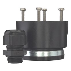 Magneetvoet inclusief M20 kabelwartel voor SL4-PIB en SL7-CB